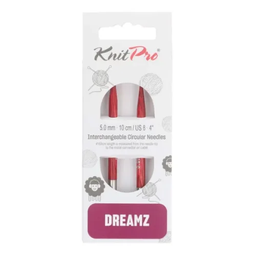 Druty wymienne KnitPro Dreamz 5 mm / 10 cm