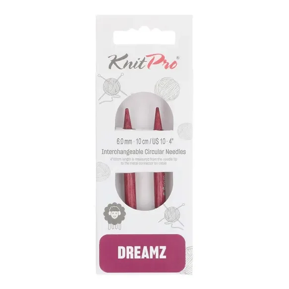 Druty wymienne KnitPro Dreamz 6 mm / 10 cm