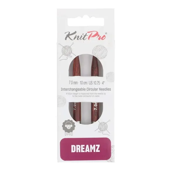 Druty wymienne KnitPro Dreamz 7 mm / 10 cm