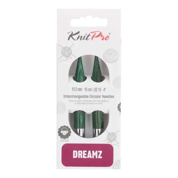 Druty wymienne KnitPro Dreamz 10 mm / 10 cm