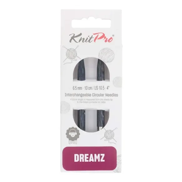 Druty wymienne KnitPro Dreamz 6,5 mm / 10 cm