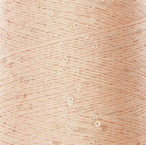 Nić z cekinami Rico Design Make It Blumchen 012 morela