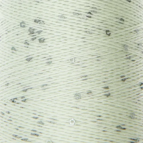 Nić z cekinami Rico Design Make It Blumchen 013 szałwia