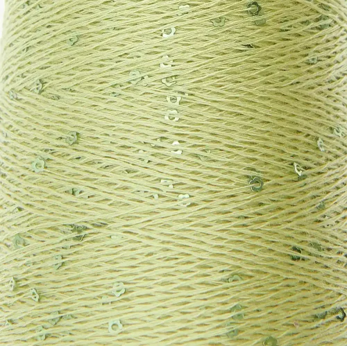 Nić z cekinami Rico Design Make It Blumchen 014 oliwka