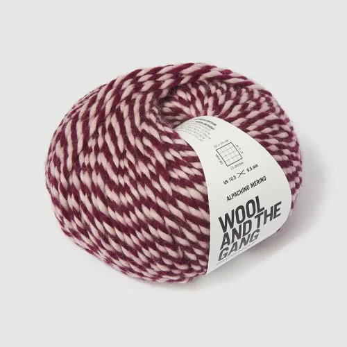 Wool And The Gang Alpachino Merino Twist Cameo Red