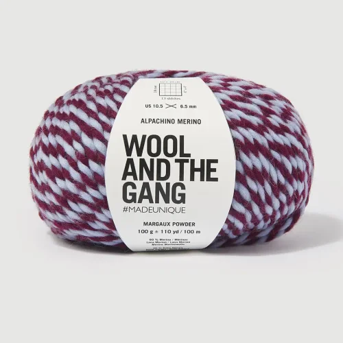 Wool And The Gang Alpachino Merino Twist Margaux Red