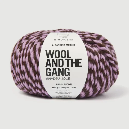Wool And Then Gang Alpachino Merino Twist Punch Brown