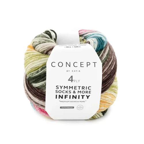 Włóczka skarpetkowa Katia Symmetric Socks - Infinity 94
