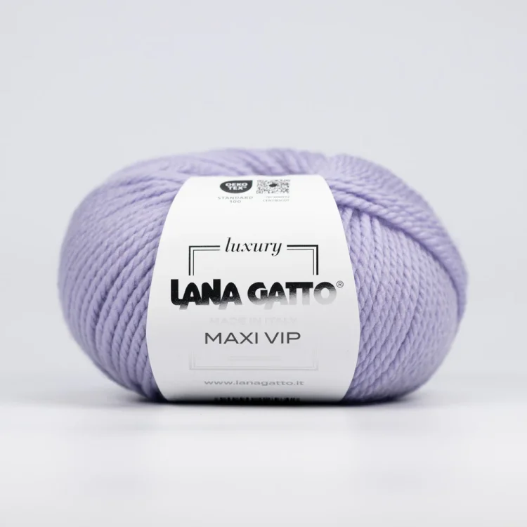 Włóczka Lana Gatto Maxi Vip 9360, merynos z kaszmirem