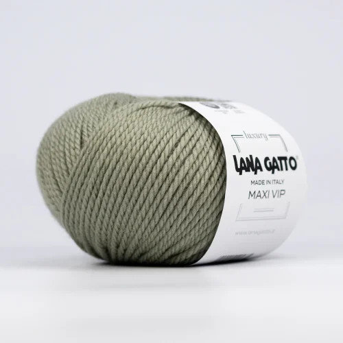 Włóczka Lana Gatto Maxi Vip 9358, merynos z kaszmirem