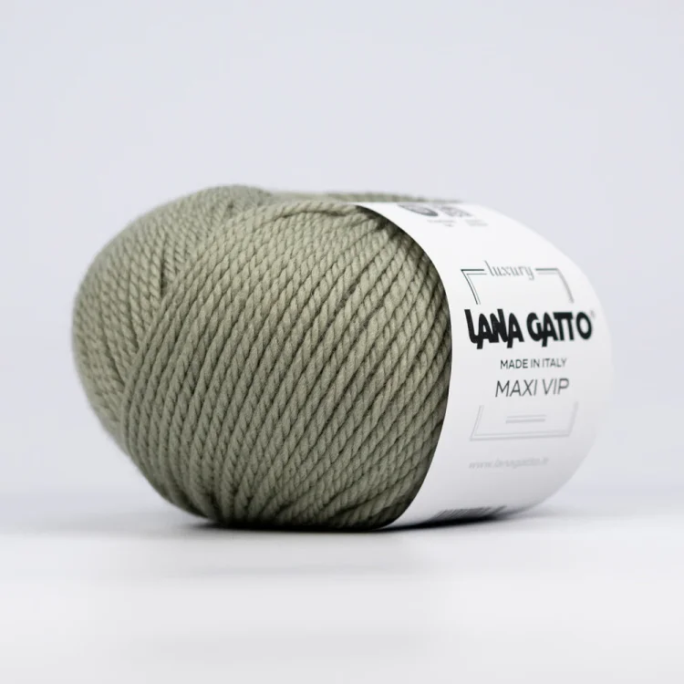 Włóczka Lana Gatto Maxi Vip 9358, merynos z kaszmirem