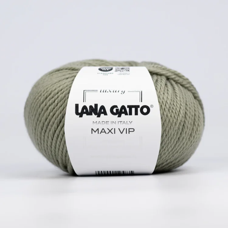 Włóczka Lana Gatto Maxi Vip 9358, merynos z kaszmirem