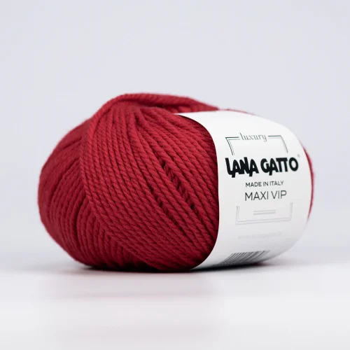 Włóczka Lana Gatto Maxi Vip 12246, merynos z kaszmirem