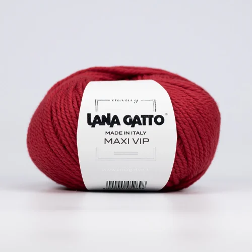 Włóczka Lana Gatto Maxi Vip 12246, merynos z kaszmirem