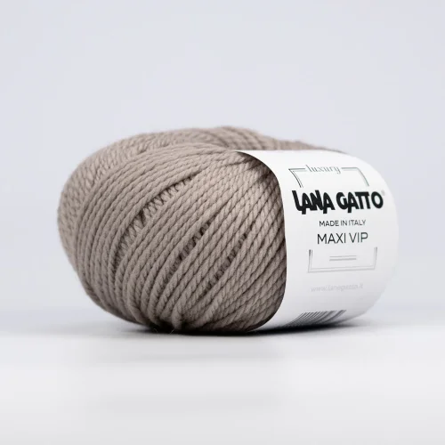Włóczka Lana Gatto Maxi Vip 8435, merynos z kaszmirem