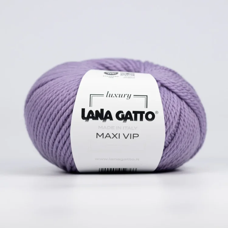 Włóczka Lana Gatto Maxi Vip 8431, merynos z kaszmirem