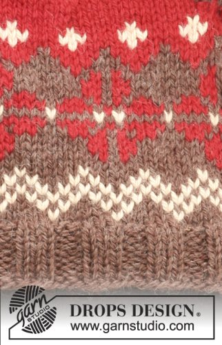 Zestaw na wzór Drops Cherry Nougat Set 2