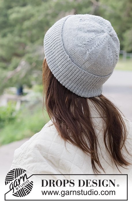 Zestaw na wzór Drops Silverveil Hat 2