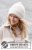 Zestaw na wzór Drops Snowy Peak Hat 1