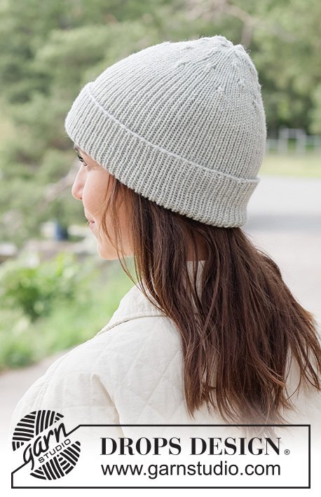 Zestaw na wzór Drops Fog Whisper Hat 1