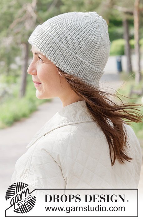 Zestaw na wzór Drops Fog Whisper Hat 2