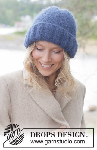 Zestaw na wzór Drops Midnight Snug Hat 1