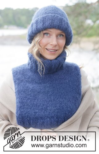 Zestaw na wzór Drops Midnight Snug Hat 2
