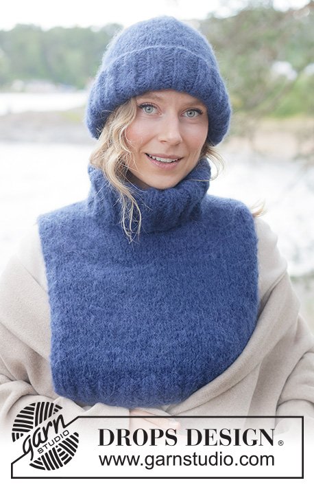 Zestaw na wzór Drops Midnight Snug Hat 2