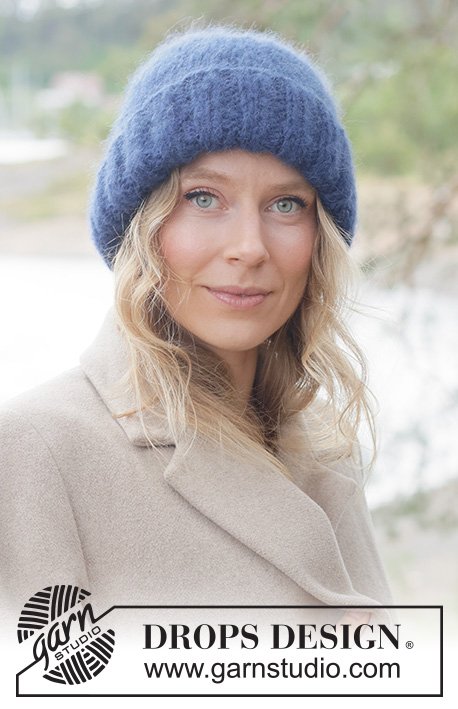 Zestaw na wzór Drops Midnight Snug Hat 5