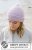 Zestaw na wzór Drops Winter Blossom Hat 2