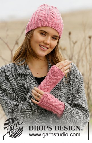 Zestaw na wzór Drops Pink Passion 1