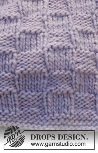 Zestaw na wzór Drops Lilac Weave 2