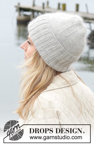 Zestaw na wzór Drops Silver Day Hat 1
