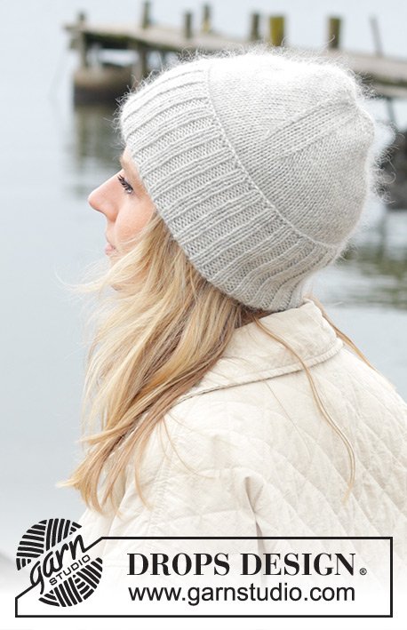 Zestaw na wzór Drops Silver Day Hat 1