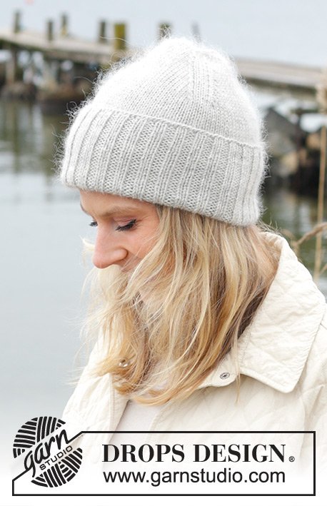 Zestaw na wzór Drops Silver Day Hat 3
