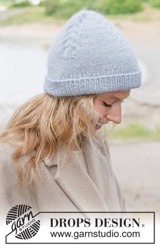 Zestaw na wzór Drops Ice Bloom Hat 1