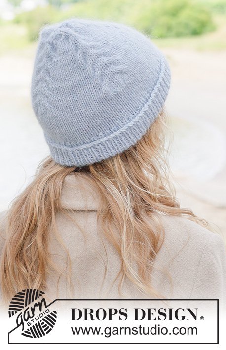 Zestaw na wzór Drops Ice Bloom Hat 2