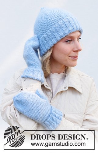 Zestaw na wzór Drops Ski Weekend Hat 2
