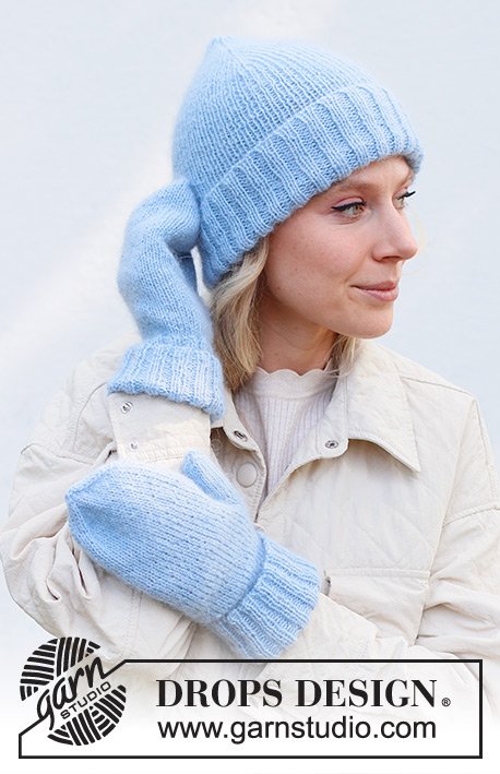 Zestaw na wzór Drops Ski Weekend Hat 2
