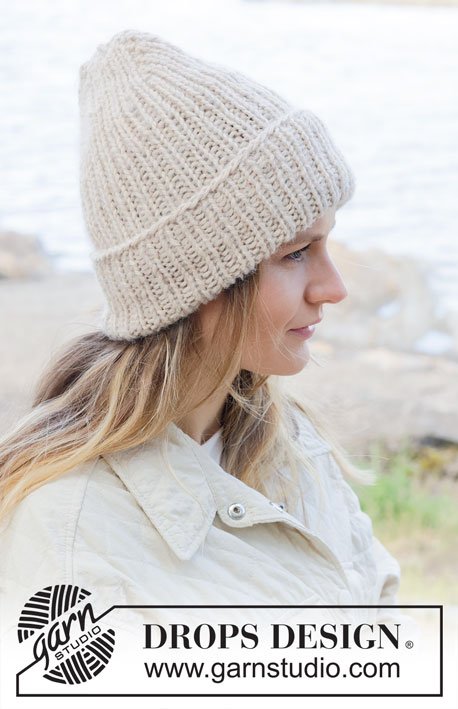 Zestaw na wzór Drops High Country Hat 1