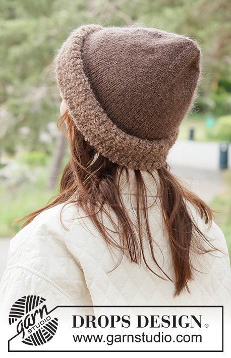 Zestaw na wzór Drops Cocoa Puff Hat 3