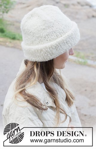 Zestaw na wzór Drops Arctic Whisper Hat 2