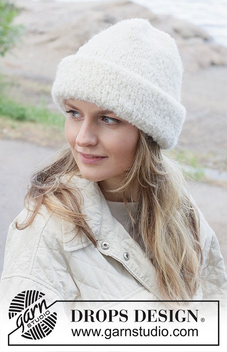 Zestaw na wzór Drops Arctic Whisper Hat 3