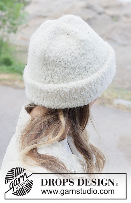 Zestaw na wzór Drops Arctic Whisper Hat 4