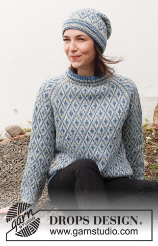 Zestaw na wzór Drops Fjord Mosaic 1
