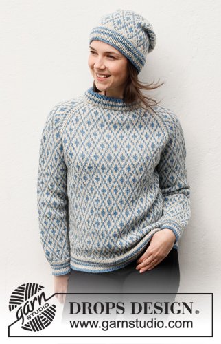 Zestaw na wzór Drops Fjord Mosaic 2