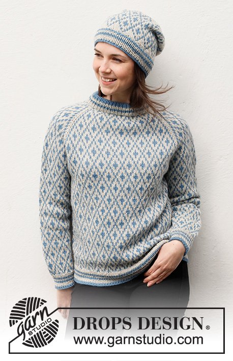 Zestaw na wzór Drops Fjord Mosaic 2