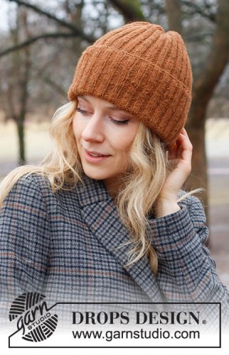 Zestaw na wzór Drops Pumpkin Patch Hat 1
