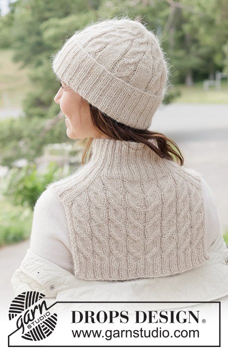 Zestaw na wzór Drops Frosted Braid Set 2