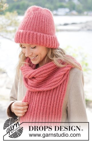Zestaw na wzór Drops Cherry Fluff Set 1